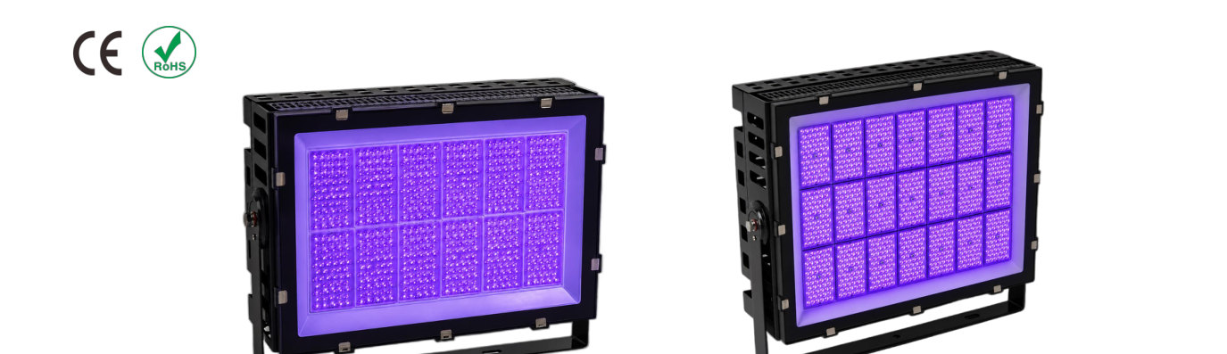 5747TG family rectangular UV floodlights with tempered glass faces